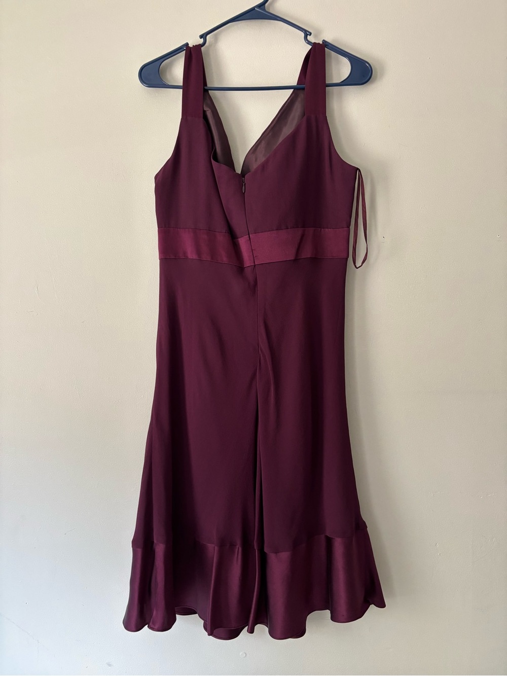 NEW Y2K Nine West Fairycore Purple midi Silk Mermaid Prom Formal dress - Medium - Picture 4 of 10